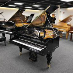 Restaurierter Ibach Flügel, Modell Richard Wagner, Bj.1884 im Showroom